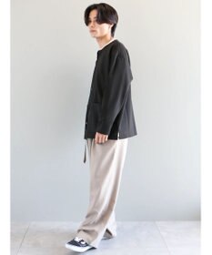 CRAFT STANDARD BOUTIQUE 強撚ポンチラウンドヘムカーディガン