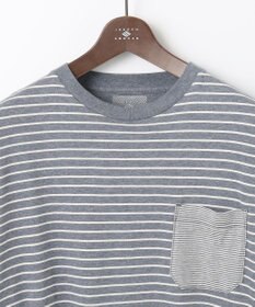 JOSEPH ABBOUD MOUNTAIN 【SPACE／UNISEX】OGコットンボーダークレイジー  カットソー