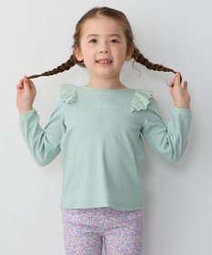 ANY KIDS 肩レース長袖Tシャツ