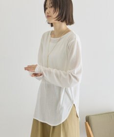 AMERICAN HOLIC ラウンドカットシアープルオーバー