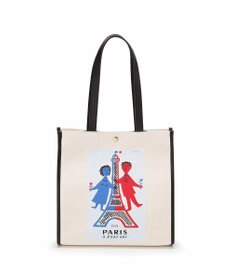 TOPKAPI 【Breath TOPKAPI】サヴィニャック × Breath TOPKAPI アート プリント オーガニックキャンバス トート バッグ