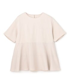 UNFILO 【VERY掲載】BEAUTY FORM-T コンビティアード Ｔシャツ グレージュ