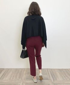 自由区 【洗える】2WAYツイル テーパードパンツ