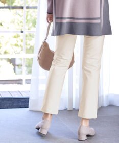 Tiaclasse 【安田美沙子さん着用・新色追加・日本製】すふれ起毛ストレートパンツ