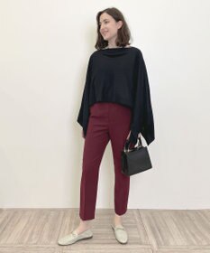 自由区 【洗える】2WAYツイル テーパードパンツ