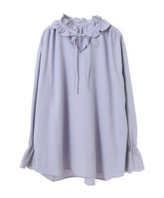 CRAFT STANDARD BOUTIQUE デシンフリル刺繍スリーブブラウス