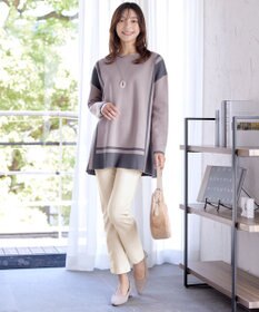 Tiaclasse 【安田美沙子さん着用・新色追加・日本製】すふれ起毛ストレートパンツ