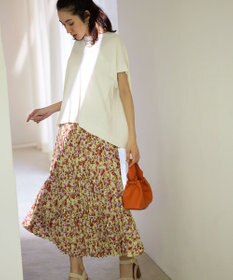 組曲 L 【洗える・型崩れしにくい】CHAI ニットTシャツ