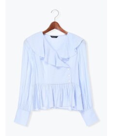 Te chichi ラッフルフリルペプラムブラウス