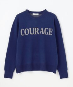 ANY 【洗濯機可】スウェットライクロゴニット