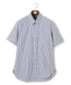 J.PRESS MEN 【WEB・一部店舗限定】オルタネートストライプ 半袖シャツ/B.D