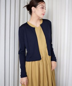 Tiaclasse L 【洗える】長袖サマーニットカーディガン