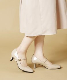 Dominic3 晴雨兼用 メリージェーン レザーパンプス