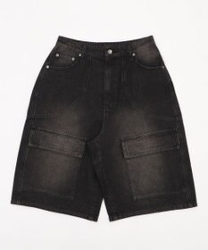 WEGO スウィッチングデニムカーゴショーツ