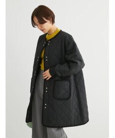 Green Parks キルティングミドル丈コート