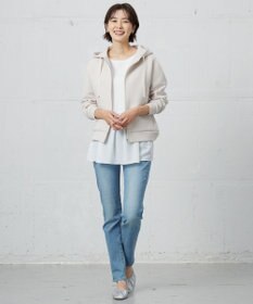 J.PRESS LADIES S ダンボールジャージー パーカー