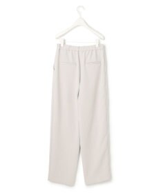 ICB L 【洗える】 ダブルクロスクレープ ストレートパンツ