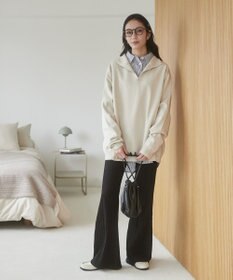 WEGO 【ユニセックス着用ITEM】ミラノリブハーフジッププルオーバー