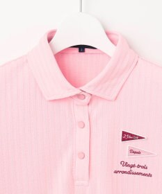 23区GOLF 【WOMEN】【吸水速乾/UVカット】サッカーポロシャツ