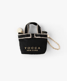 TOCCA 【新色に大人なベージュカラーが追加！】BICOLOR RIBBON MINI CHARM ミニチャームポーチ