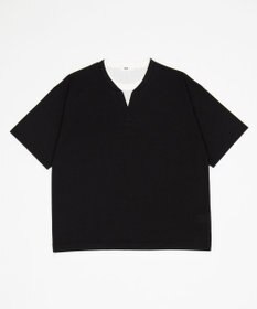 WEGO 【ユニセックス着用ITEM】キーネックフェイクレイヤードT（SS）