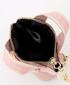 TOCCA 【新色に大人なベージュカラーが追加！】BICOLOR RIBBON MINI CHARM ミニチャームポーチ