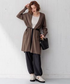 23区 【Oggi4月号掲載/洗える】シルキーストレッチ パラシュートパンツ