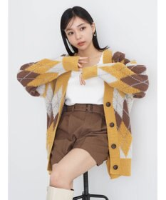 earth music&ecology ベルト付きショートパンツ