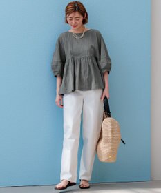 23区 L 【CLASSY.6月号掲載/洗える】23区DENIM コクーンシルエット パンツ