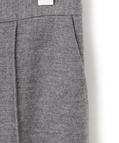 ICB ウールミルドジャージー ワイドストレートパンツ