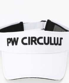 PW CIRCULUS 【UNISEX】3D刺繍 ベーシックサンバイザー ゴルフ
