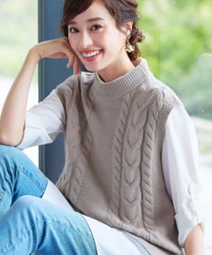 Tiaclasse 【洗える】フレアシャツチュニックブラウス