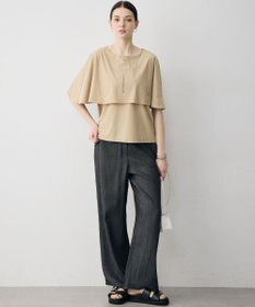 ICB L 【WEB限定カラーあり】マットスキューバ ケープデザインカットソー