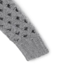 BEIGE， KOKOMO / ウールアルパカメッシュニットパーカー