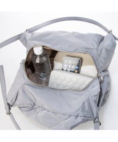 UNBILLION カシュカシュ cachecache / ナイロンキルティング2本手ホーボーバッグ