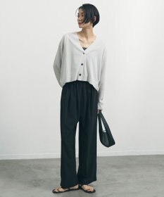 UNFILO L イージーカーディガン クロップド