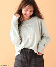 Green Parks Ｍｉｆｆｙ／フラワープリントミニ裏毛プルオーバー