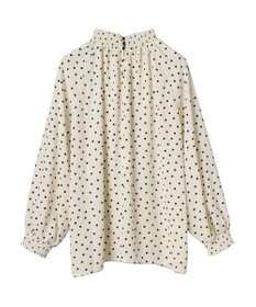 AMERICAN HOLIC ギャザーラグランサテンブラウス
