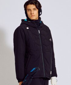 PW CIRCULUS 【撥水加工 / ストレッチ】【MEN】キルティング中綿ブルゾン ゴルフ