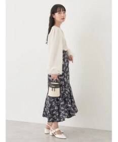 earth music&ecology アシメラッフルヘムスカート