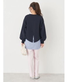 earth music&ecology ＳＥＴ２点カットプルオーバー＋シャツドッキングタンク