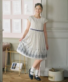 組曲 KIDS 【22-24㎝】かんたんストラップ バレエシューズ