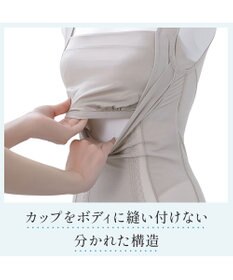 BRADELIS New York 【BRADELIS NewYork peace】楽なのに細みえバストアップシェイパー24 ブラデリスで1番の補正力  ノンワイヤーブラキャミ ボディスーツ ニッパー ブラトップ DB524102