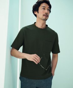 JOSEPH ABBOUD 【衣服内温度調節機能/接触冷感/JAPANファブリック】コンフォーマーミラノリブ モックネック Tシャツ