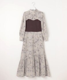 Feroux 【古畑星夏さん着用・3WAY】ビスチェコンビフラワープリント ワンピース