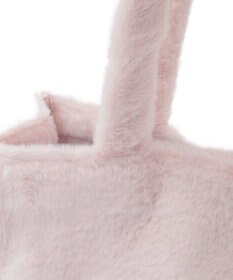 Maison de FLEUR ファーブランドロゴ刺繍スクエアトートバッグ