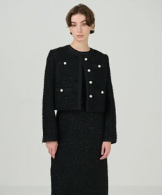 GRACE CONTINENTAL ツイードショートジャケット