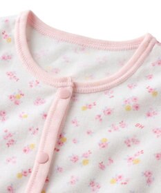 MIKI HOUSE HOT BISCUITS 【60-80cm】 フライス素材 カバーオール肌着