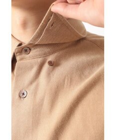 DAKS カシミヤタッチコットンシャツ