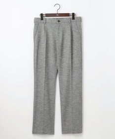 JOSEPH ABBOUD 【キングサイズ・軽量/ストレッチ/尾州産ジャージー素材】ウールミルドジャージータック パンツ